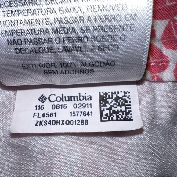 Columbia Super Bonehead Shorts Sailboats Size 8 Cotton Pink Blue Summer Preppy - Picture 9 of 10